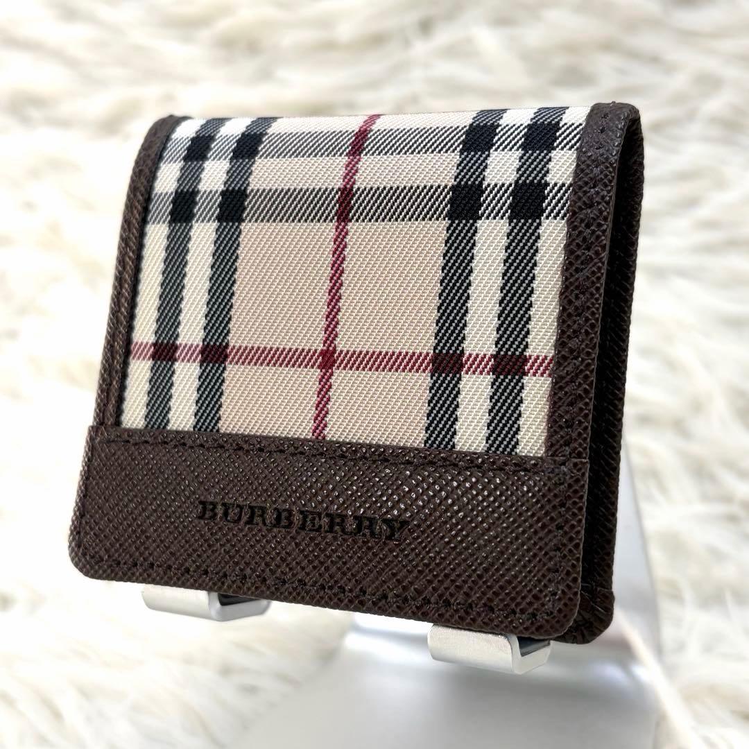 【未使用】BURBERRY バーバリー ノバチェック ケース 小銭入れ