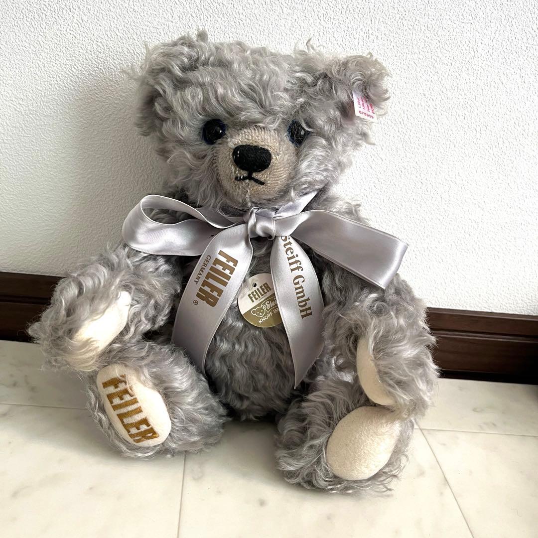 タグ付き♡フェイラー シュタイフコラボ テディベア 日本限定 くま ぬいぐるみ