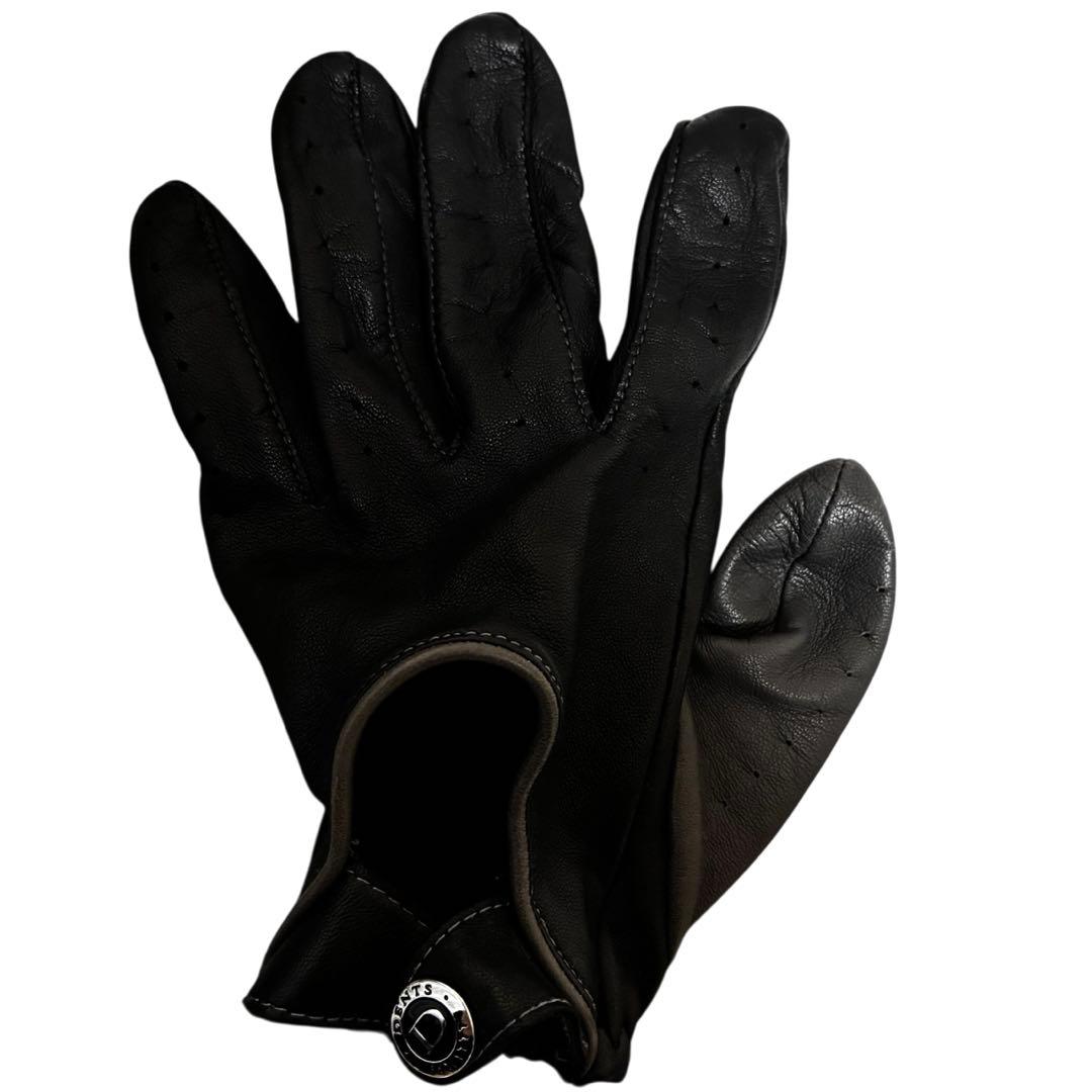 DENTS デンツ 柔らかいレザー 本革 グローブ 手袋 バイカラー 英国製 M