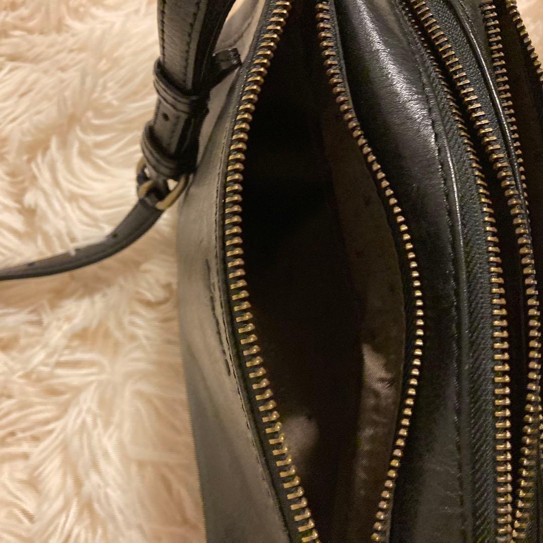 美品　ダコタ　DAKOTA レックス　カメラバッグ　ショルダー　レザー　黒