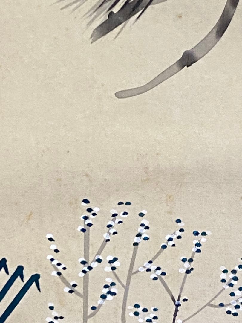 高砂図　掛け軸