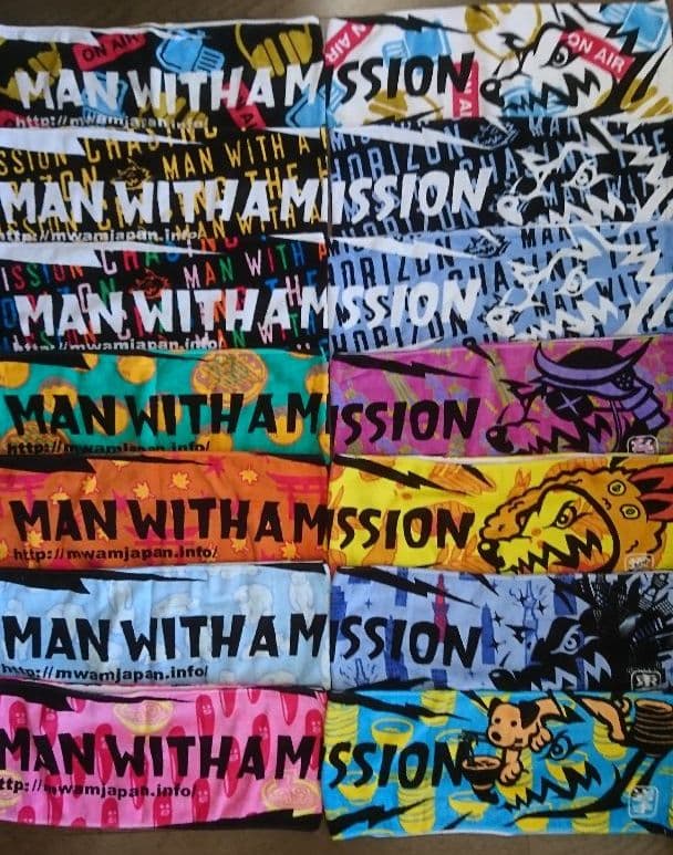 man with a mission マフラータオル 82種類 グッズ セット