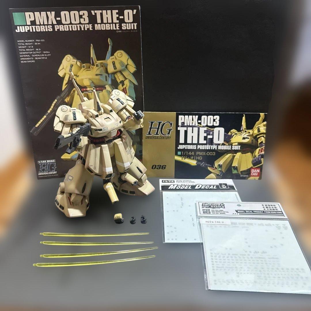 PMX-003 THE-O HG ジ・オ デカール、塗装済