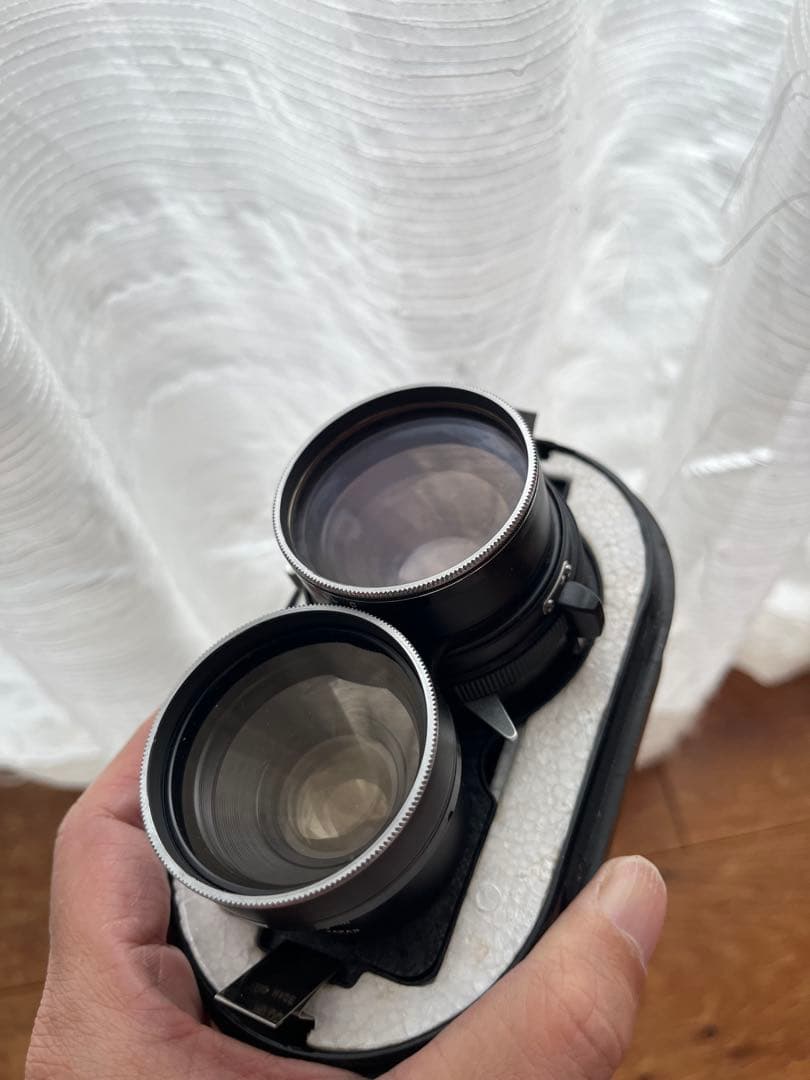 MAMIYA C3 二眼レフカメラ オマケ65ミリ付き　レンズキャップ　動作品