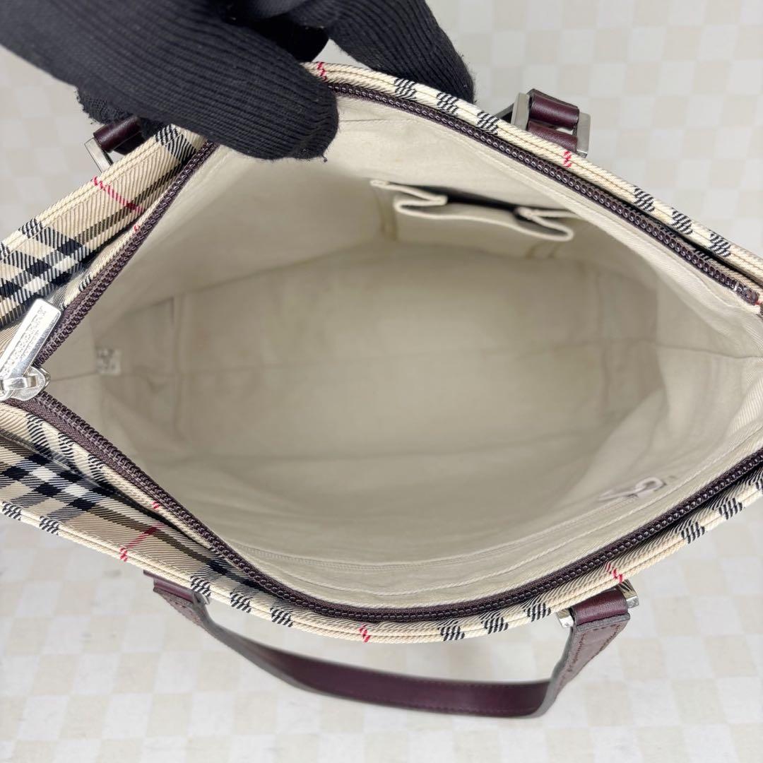 極美品　Burberryブルーレーベル　ハンドバッグ　M08