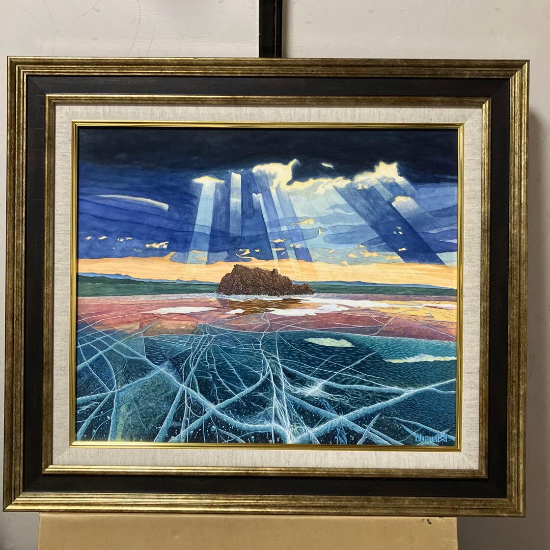 凍結のバイカル湖