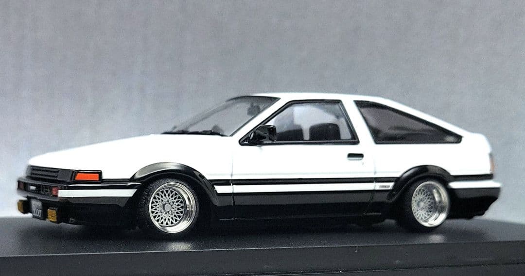1/43　スプリンター　トレノ改　AE86　SSRメッシュ　アルミ製　深リム