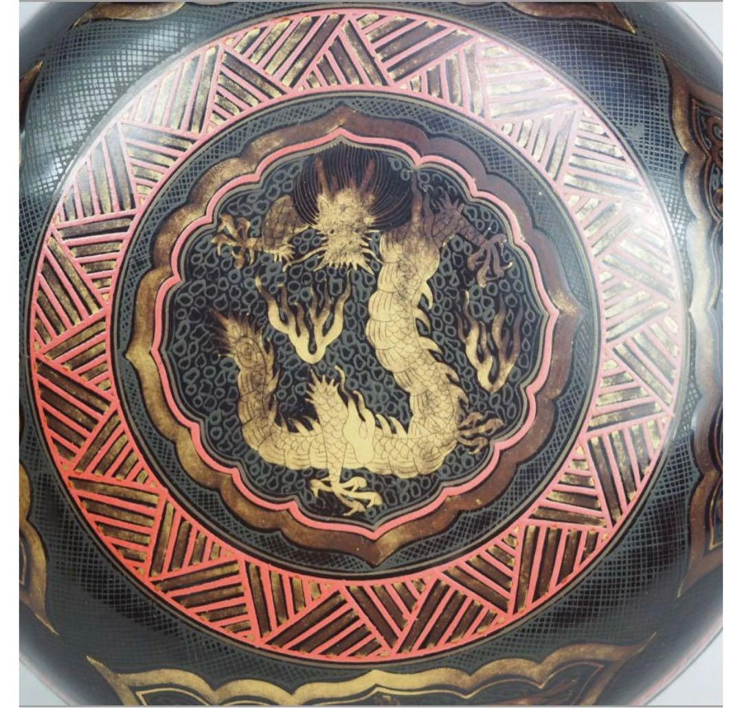 送料無料　江戸期豊楽焼『慶楽』銘　菓子器/食籠　箱付　本物保証　★大珍品★