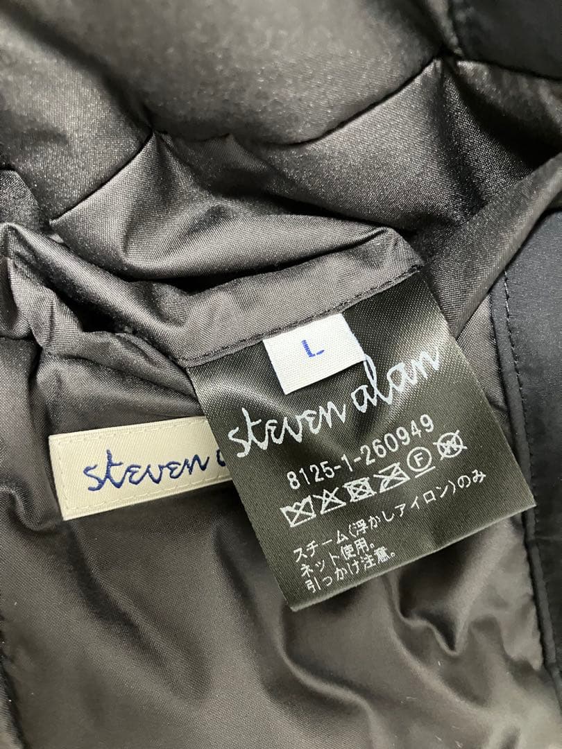 25AW ＜Steven Alan＞ ダルマ バルカラー ジャケット Ⅱ 黒