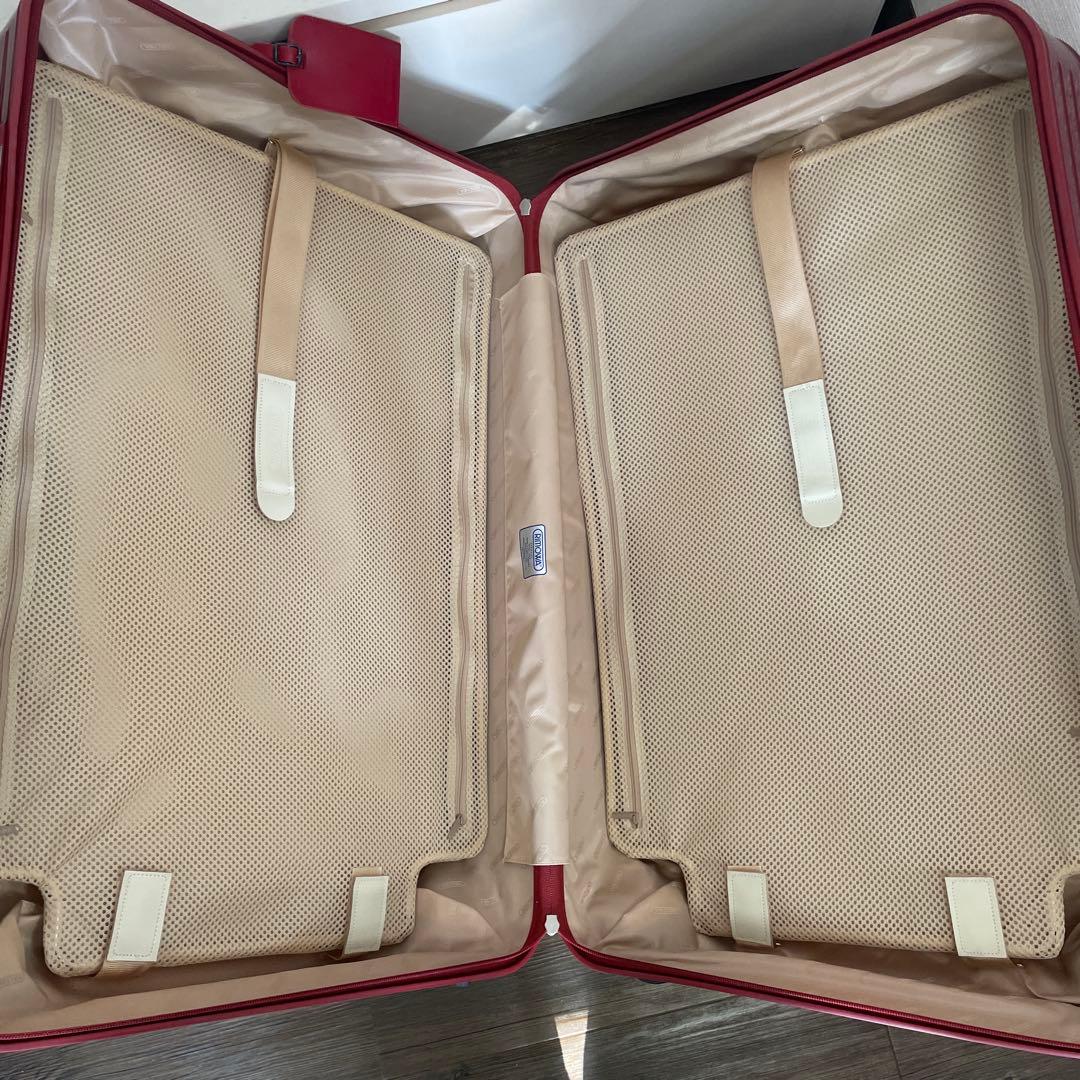 美品 RIMOWA サルサデラックス 87L オリエンタルレッド チェックインL