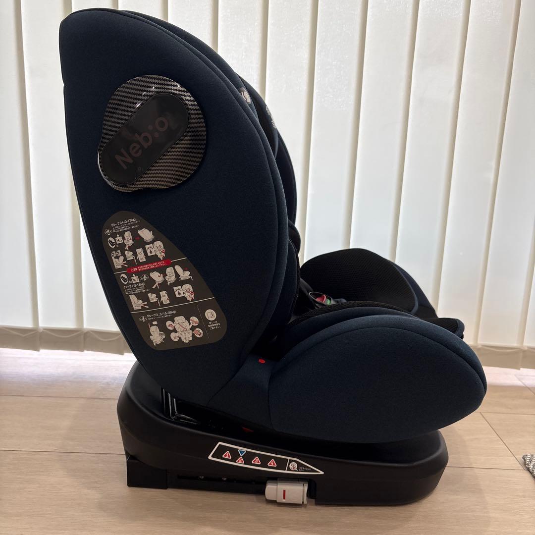 美品　ネビオ　Nebio ターンピット　ISOFIX ネイビー