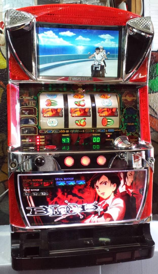 【パチスロ実機】タイヨーエレック★BLOOD＋ ブラッドプラス【不要機付】