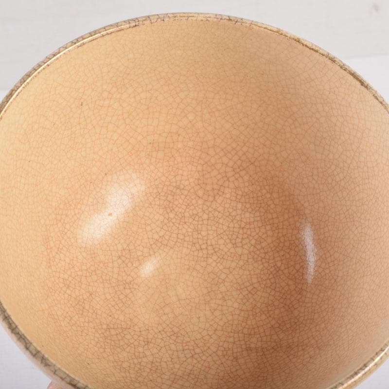 茶道具　野々村仁清作　色絵　武者行列図　茶碗　時代箱　C　8446