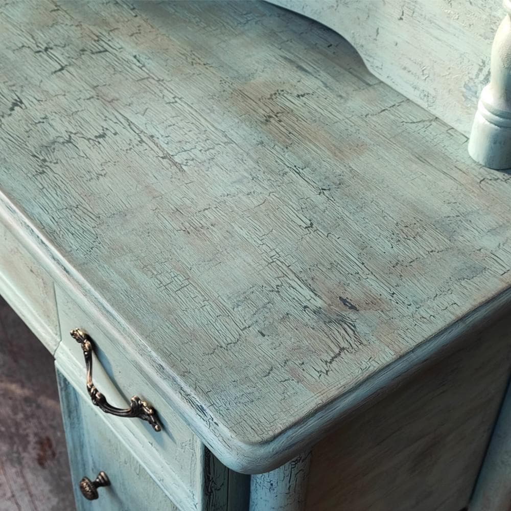 80年代 ドレッサー 再塗装 クラック塗装