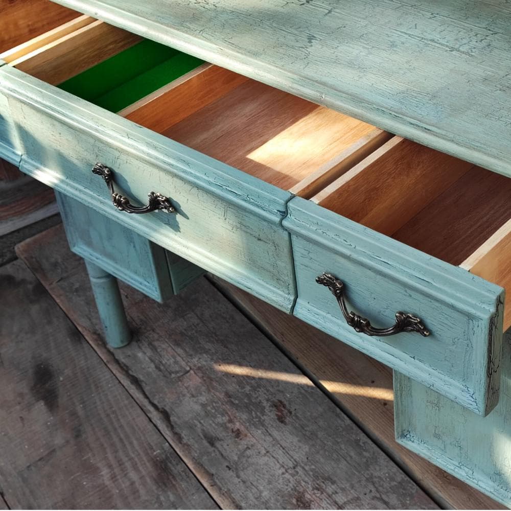 80年代 ドレッサー 再塗装 クラック塗装