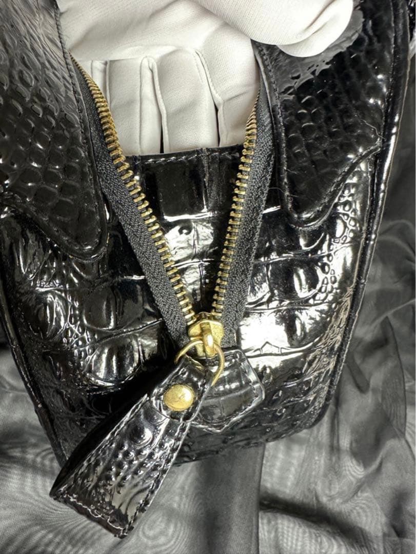 こ*は様 ヴィヴィアンウエストウッド　ハンドバッグ　クロコ型押し オーブ