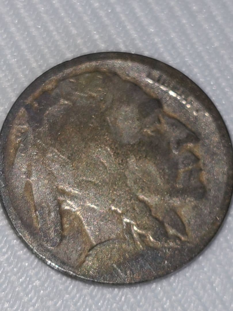 特年　アメリカ　1910年代~　バッファローニッケル　5セント　硬貨　