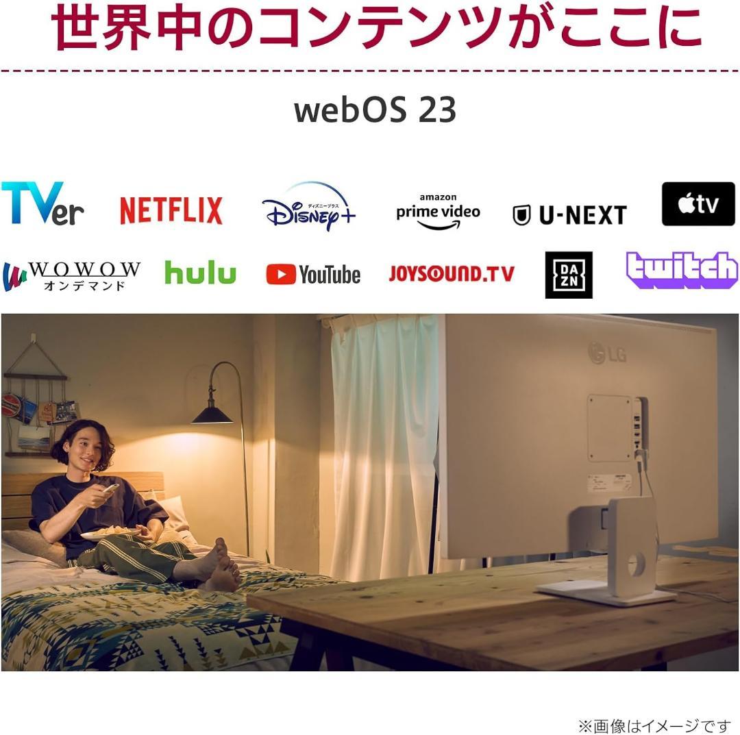 LG MyView Smart Monitor 25SR50F-W 2024年製