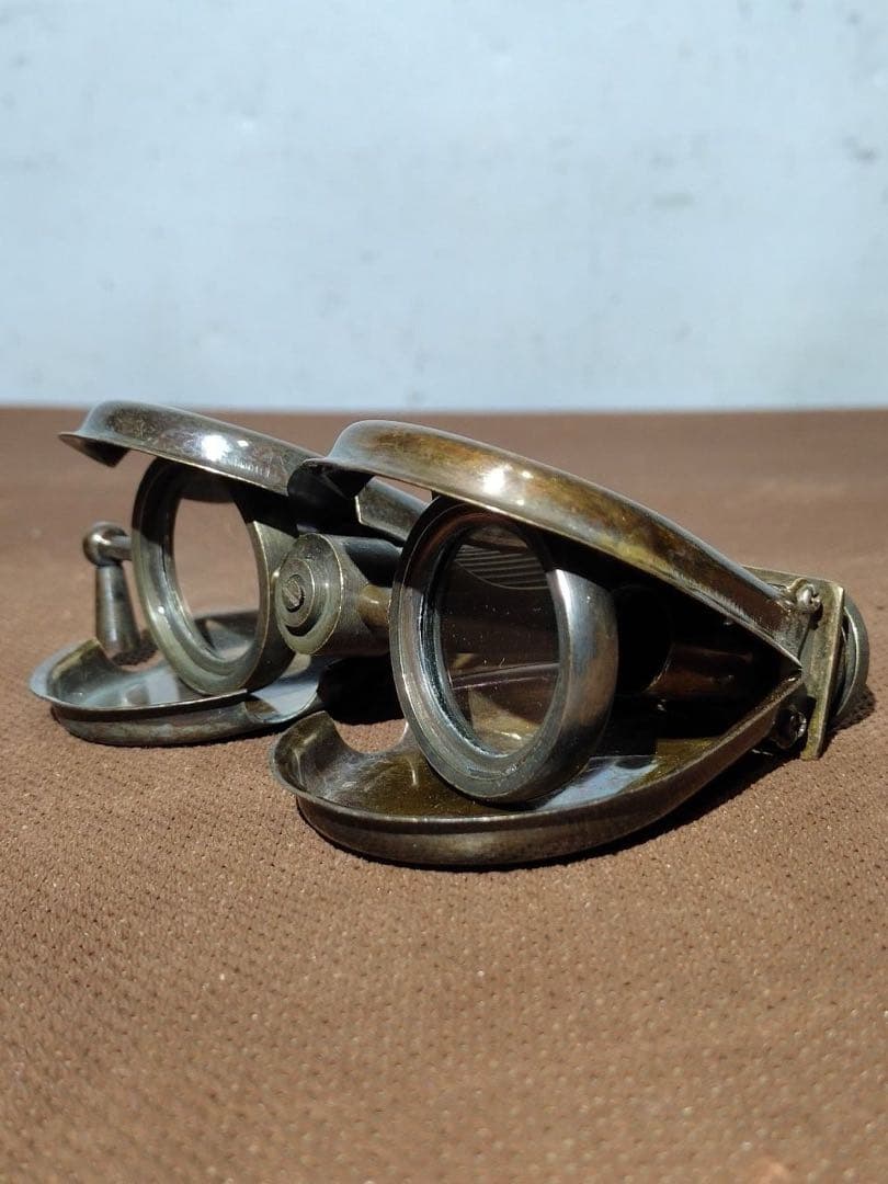 旧蔵　イギリス　海外銅製　望遠鏡 時代物　アンティーク　断捨離