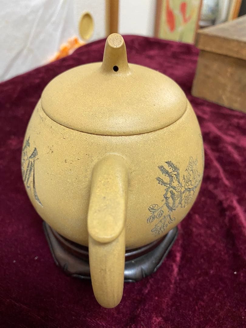 段泥 急須 唐物 光緒年製 茶道具單孔