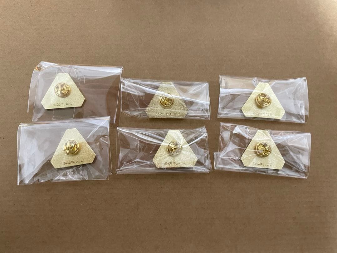 鬼滅の刃 隊士百景 コレクションピンズ 我妻善逸　6点セット