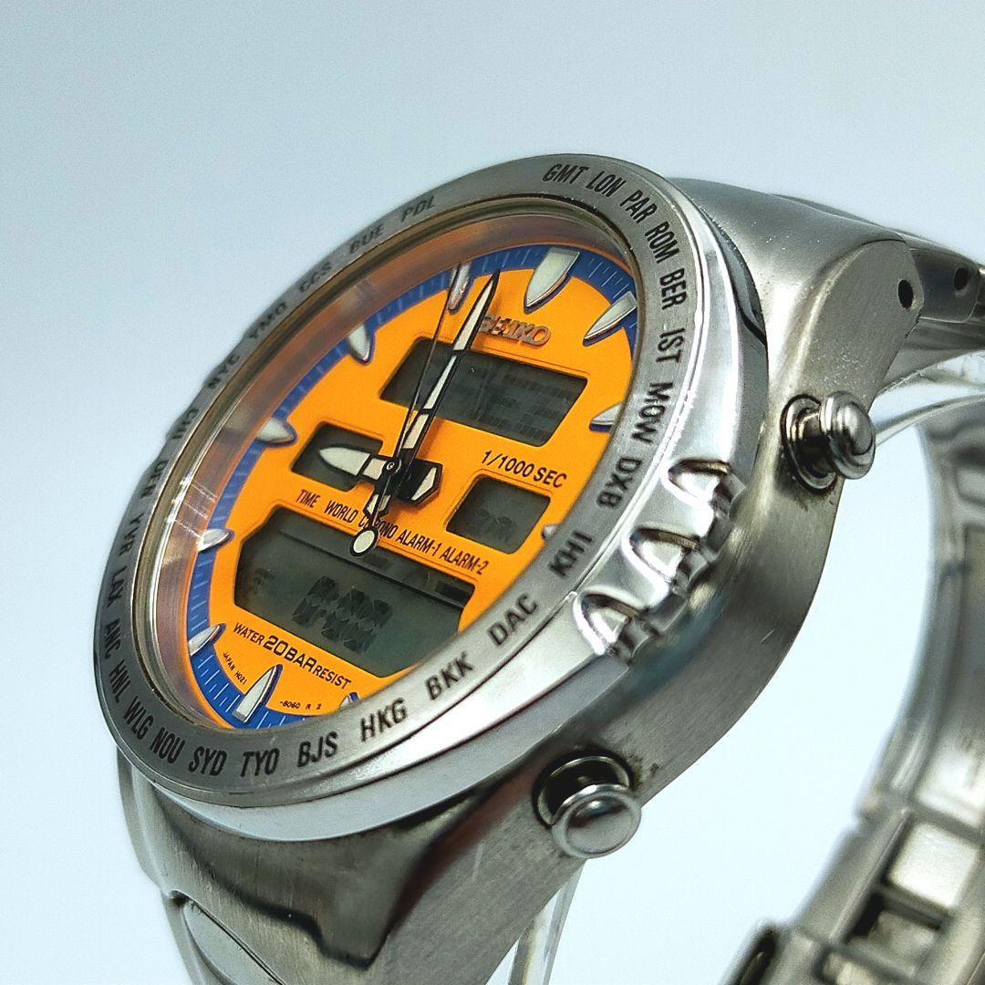 【電池交換済】希少 セイコー ジウジアーロ マッキナスポルティーバ 17.5cm