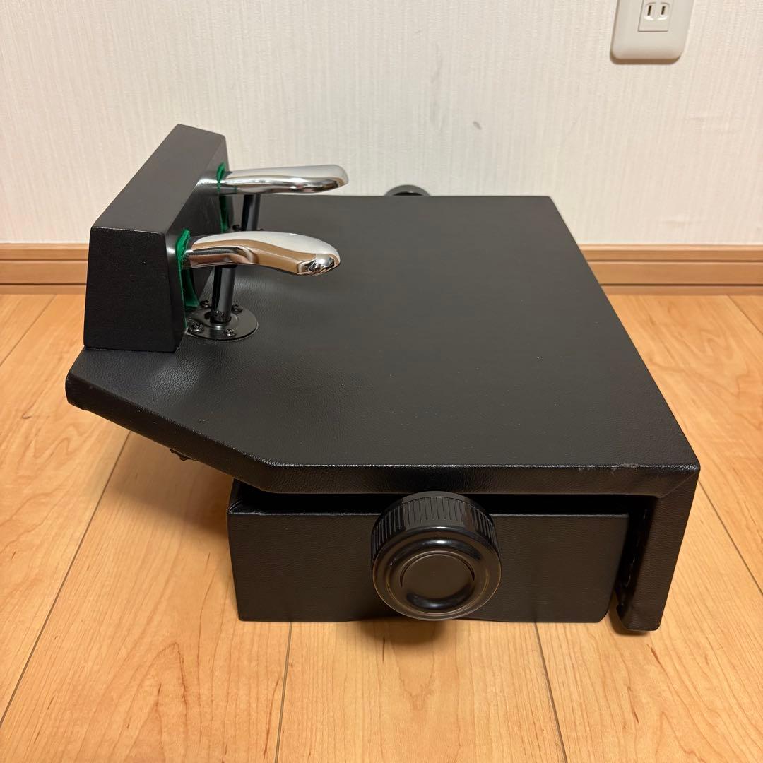 ITOMASA イトマサ ピアノ 補助ペダル P-33 黒 高さ調整