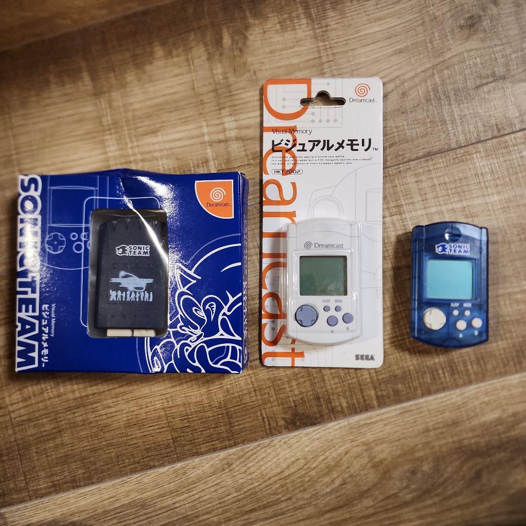 X*様 Dreamcast ビジュアルメモリー Sonic Team他3点セット