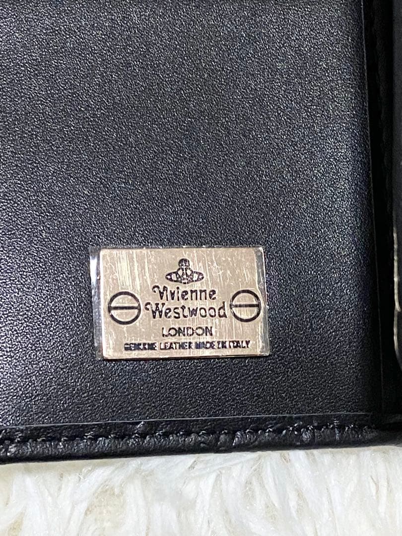 Vivienne Westwood 三つ折り財布 マット 黒