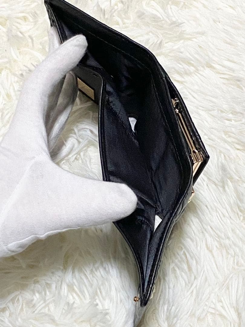 Vivienne Westwood 三つ折り財布 マット 黒