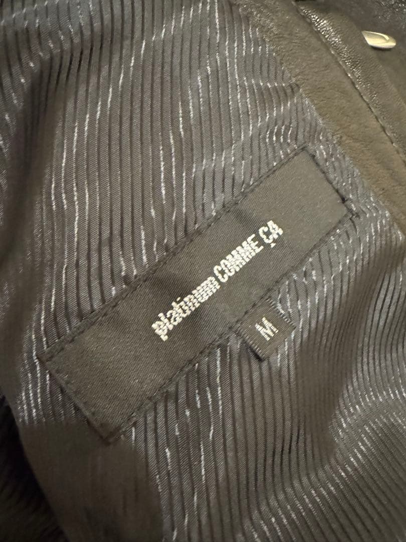 platinum COMME CA シングルライダース