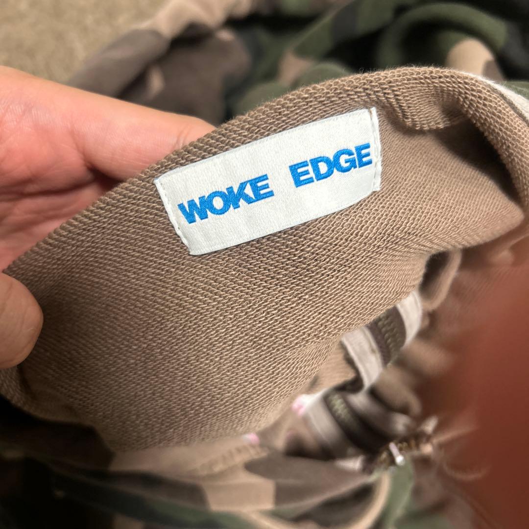 迷彩 WOKE EDGE ジップアップパーカー