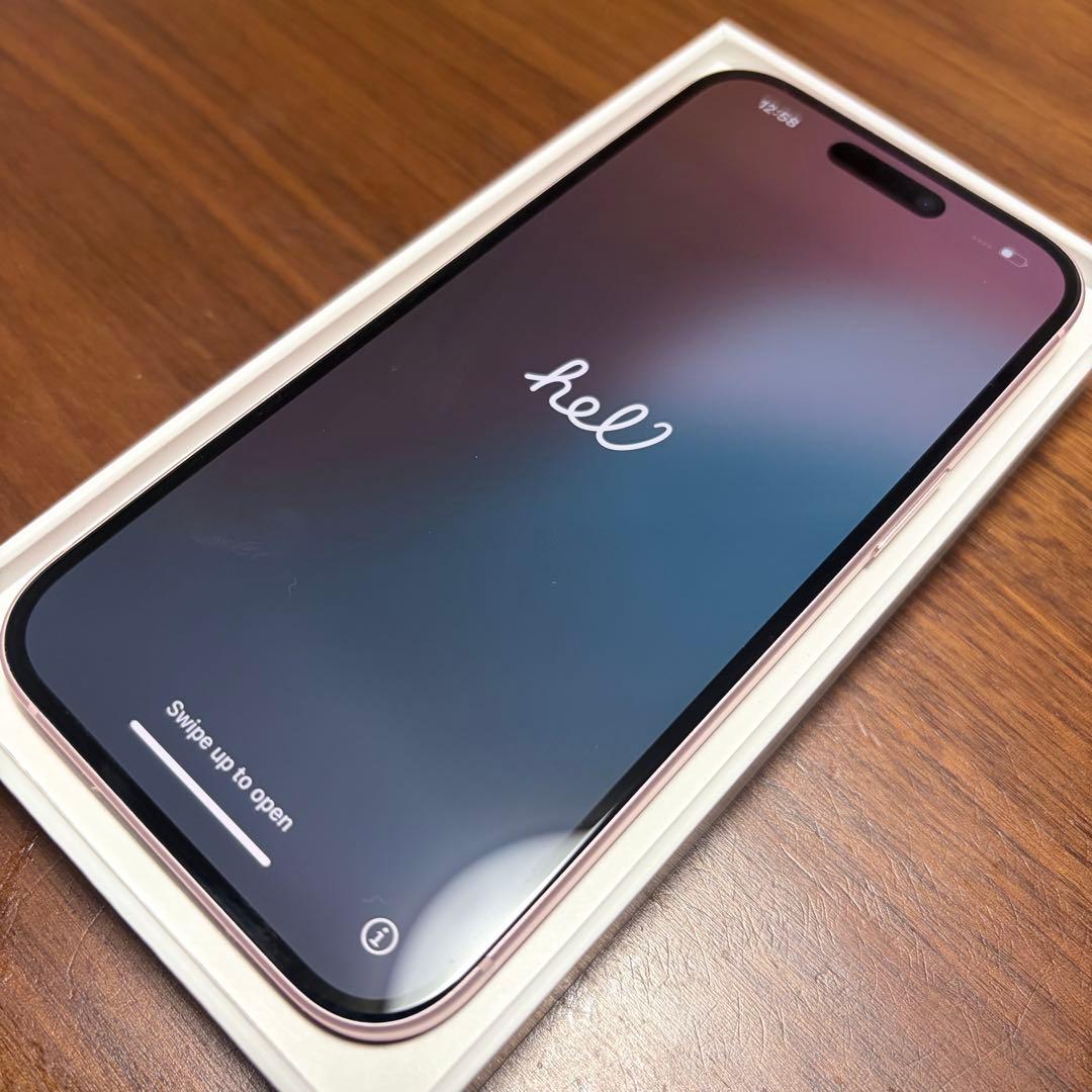 にです Apple iPhone 15 ピンク 本体 simフリー 美品
