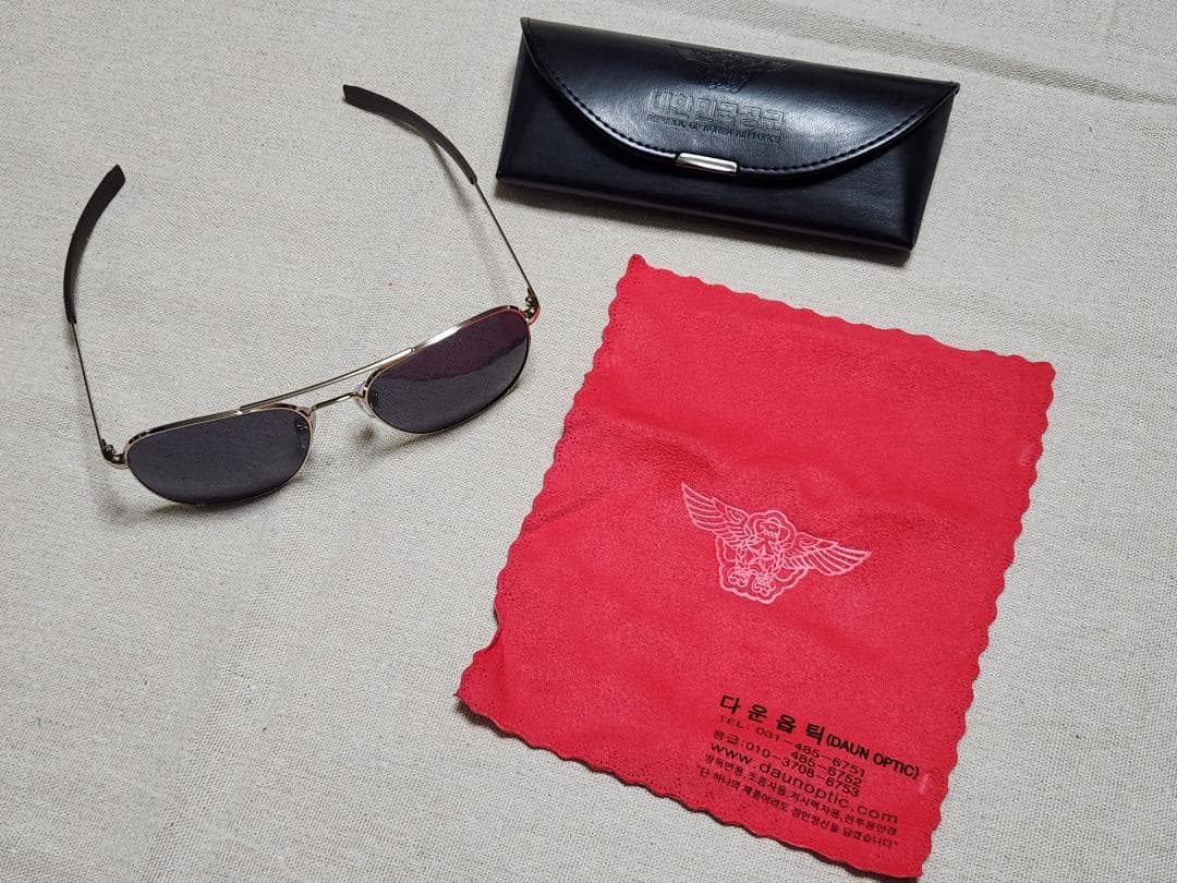 【新品】韓国軍　大韓民国空軍　パイロットサングラス　官給品