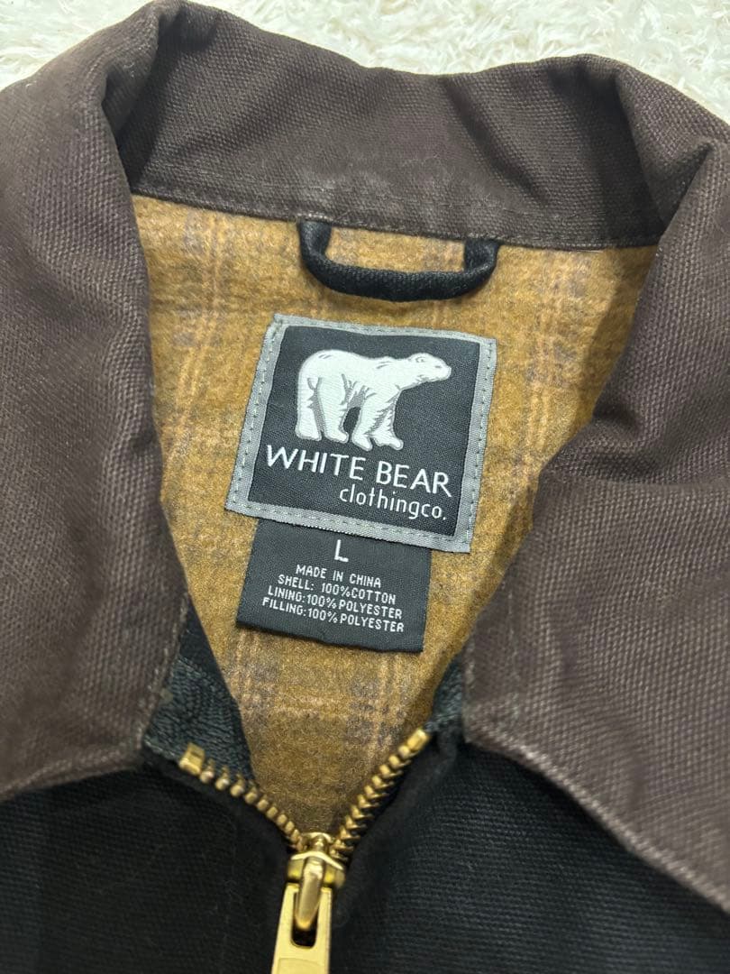 【超美品】デトロイトジャケット ダックワークジャケット ブラック Lサイズ