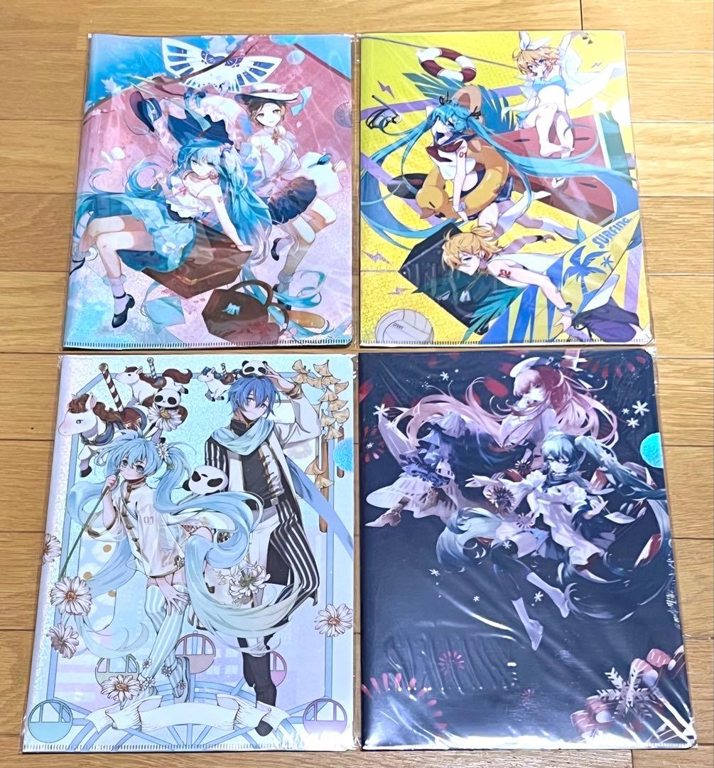 初音ミク 中国限定 クリアファイル 4枚