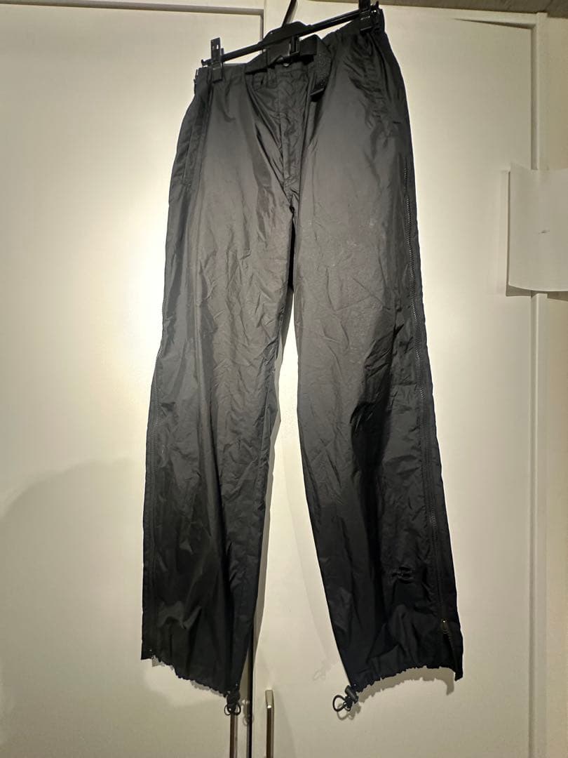 Y-3 adidas ブラック ナイロンパンツ