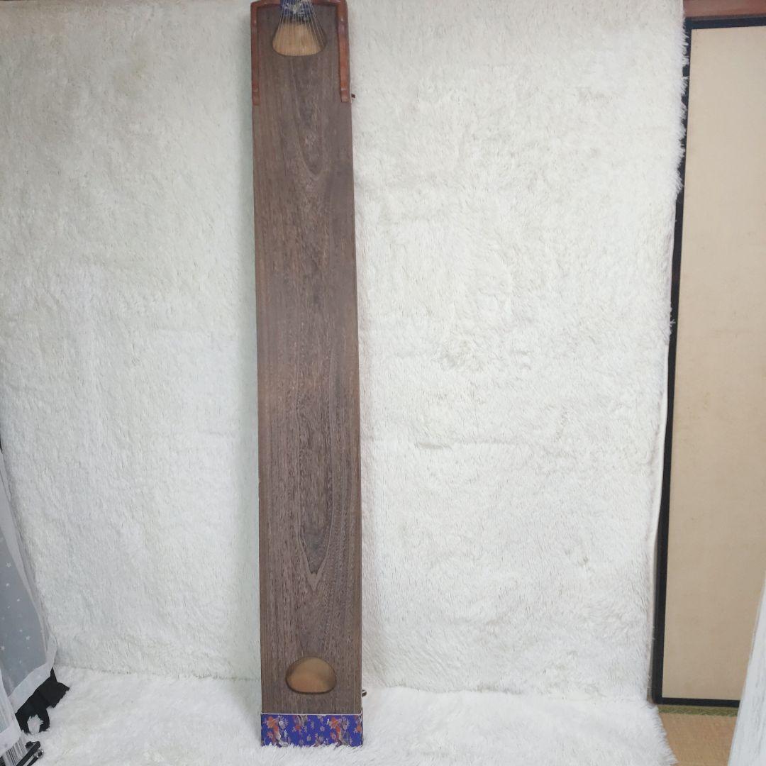 【美品】十三弦琴　和楽器　弦楽器 すだれ彫り 高級琴柱付き