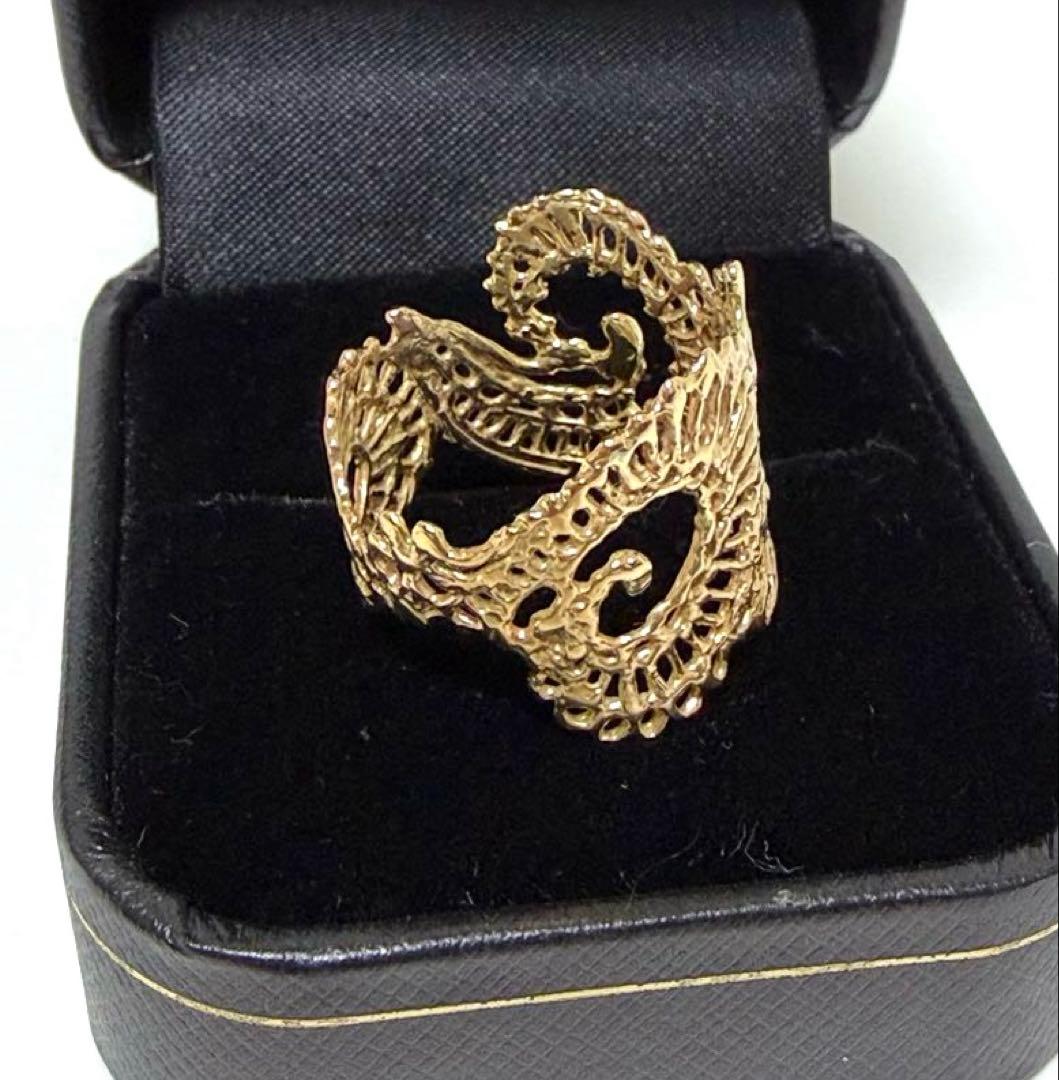 KAORU カリグラフィリング K20ピンクゴールド