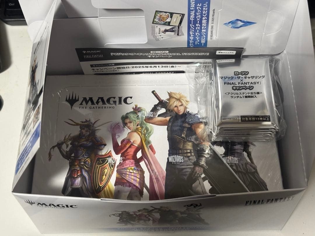 n*】様 MtG ff ローソン アクリルスタンド10個セット1BOX 未開封