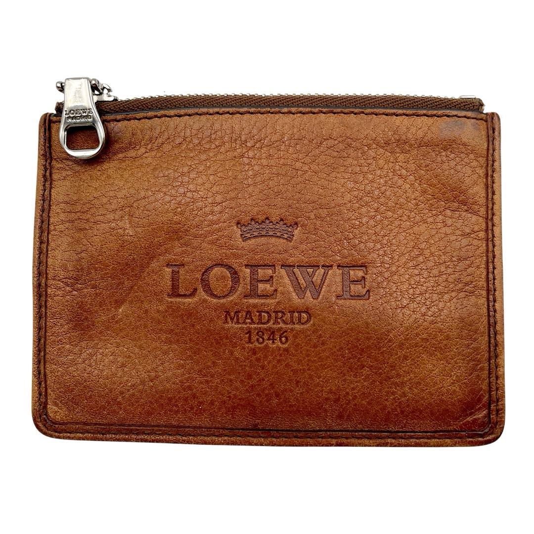 【極美品】LOEWE ロエベ　ヘリテージ　レザー　ブラウン　ケース