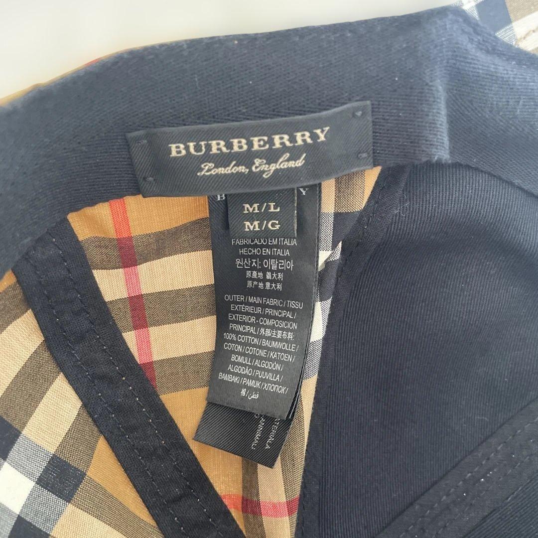 Burberry キャップ　帽子　キッズ　ベビー　美品　バーバリー