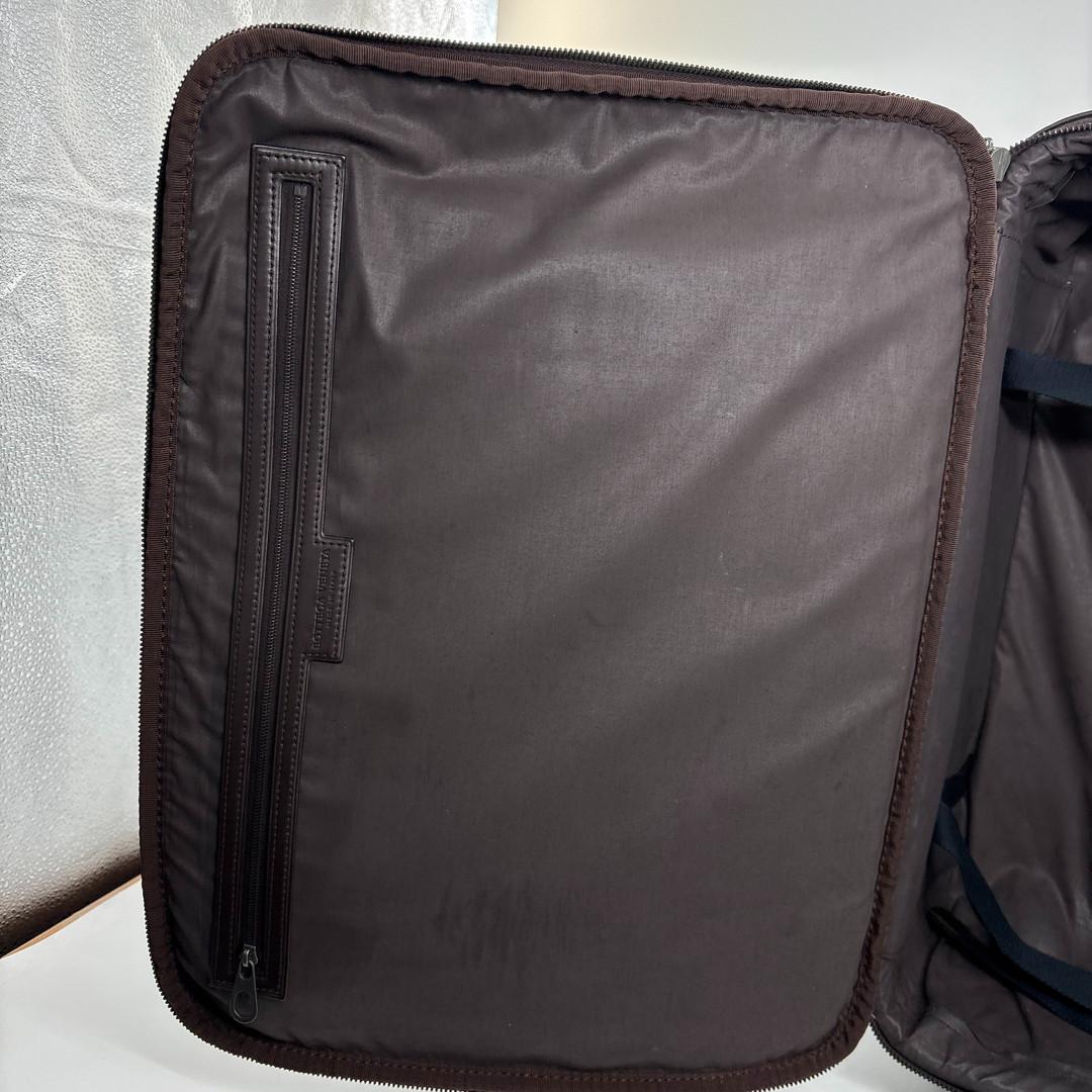 超極美品 ボッテガヴェネタ イントレチャート キャリーバッグ ブラウン メンズ