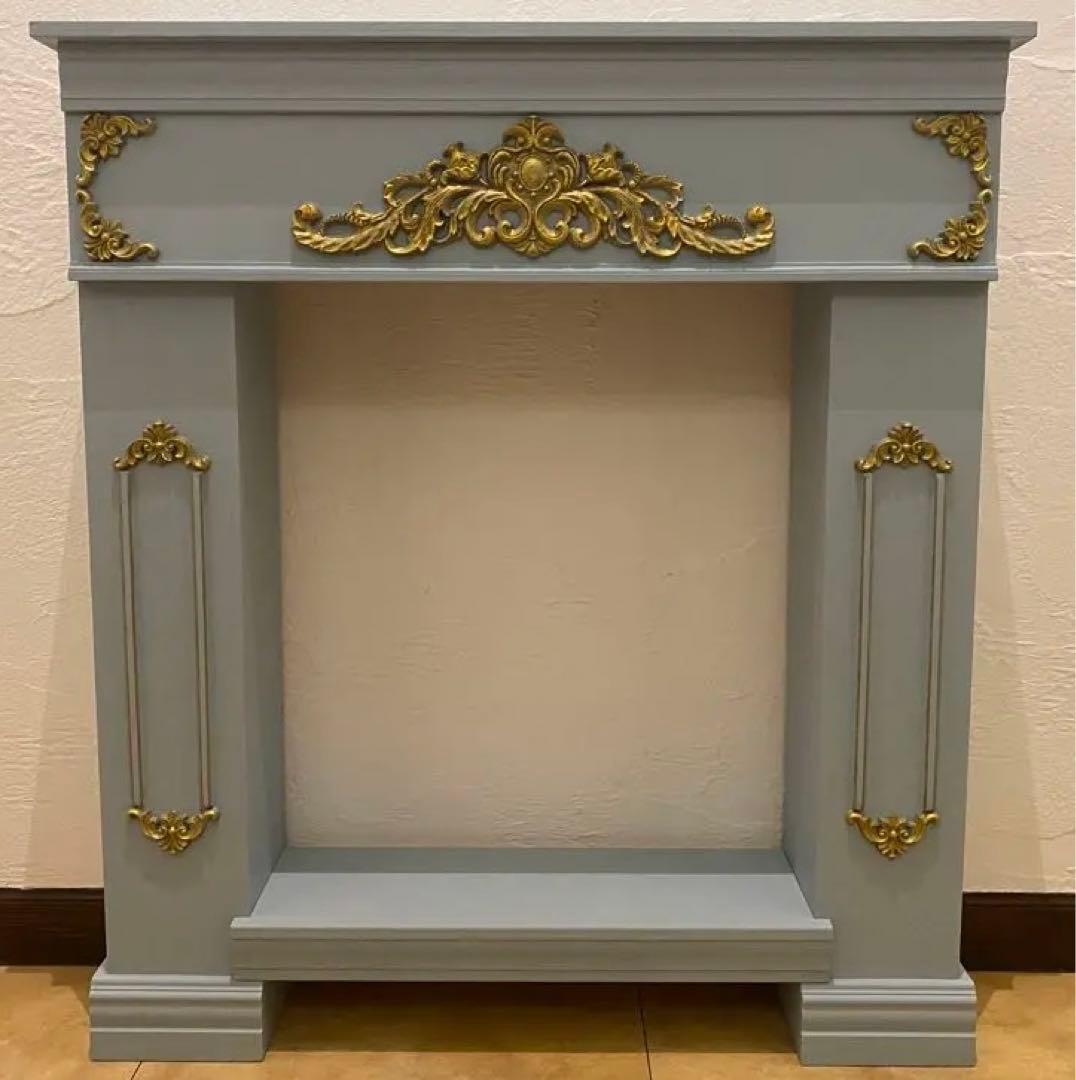 簡単組み立て✴︎マントルピース（棚板付き）