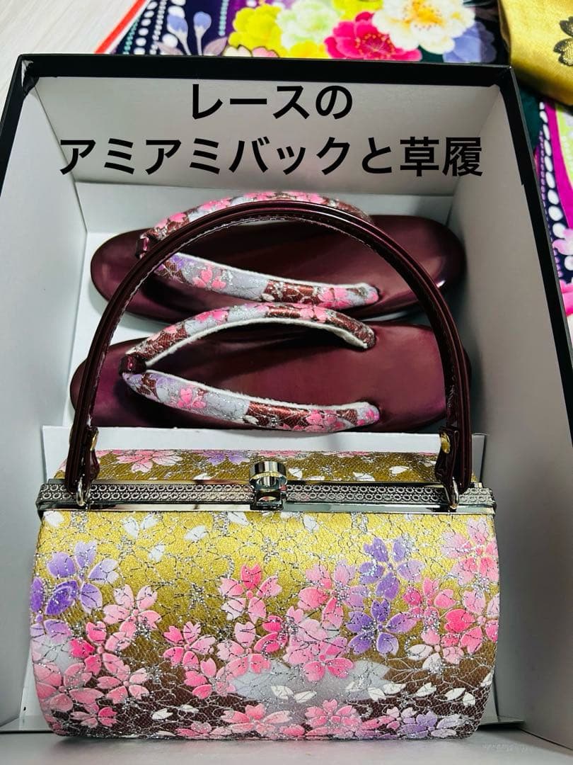 新品　呉服店398,000円刺繍付きお振袖 完全25点フルセット　トールサイズ