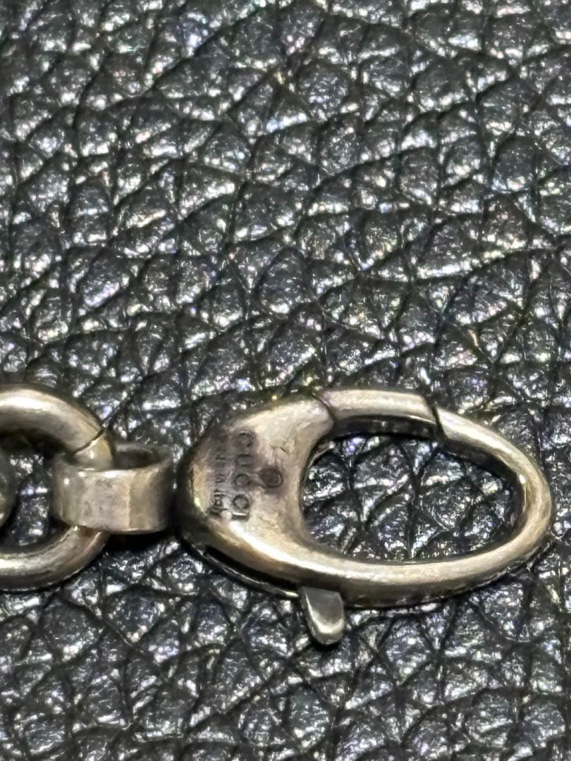 グッチ インターロッキング　チェーン ブレスレット　18号　約20cm