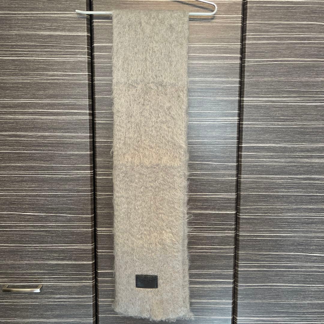 LOEWE ロエベ マフラー モヘヤ ウール グレージュ