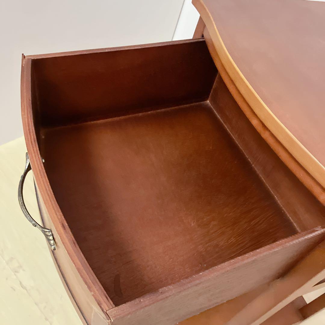 アンティーク調　サイドチェスト　キャビネット　 電話台 飾り棚　コンソール