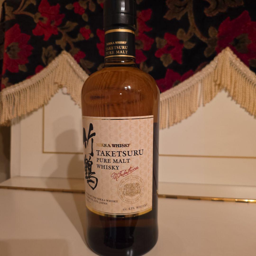 <新品> 入手困難 NIKKA 竹鶴 PURE MALT 最安値 8500円 !