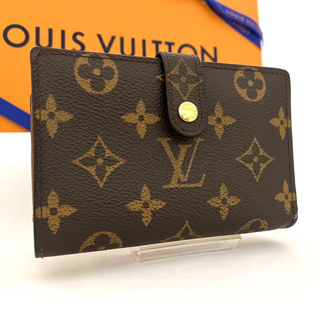 新型✨ルイヴィトン ポルトフォイユ ヴィエノワ モノグラム がま口 二つ折り財布